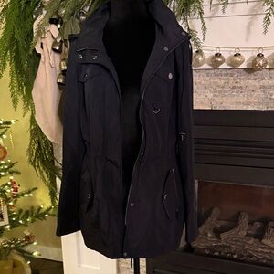 Dark Navy blue Hooded Jacket